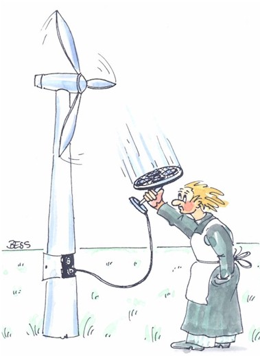 Germany cartoon, a re-circle fan