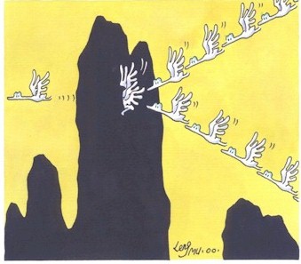 Chinese cartoon, birds