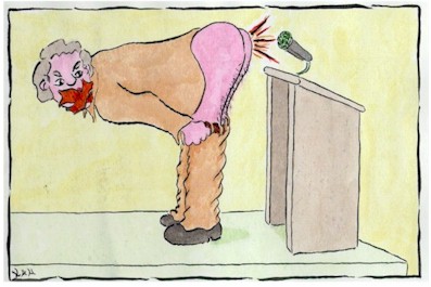 Yugoslavia cartoon, free speech